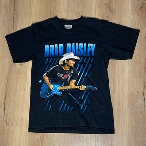Brad Paisley 2014 Concert T-Shirt. Black. Adult Small.‎ Country Nation. GUC.